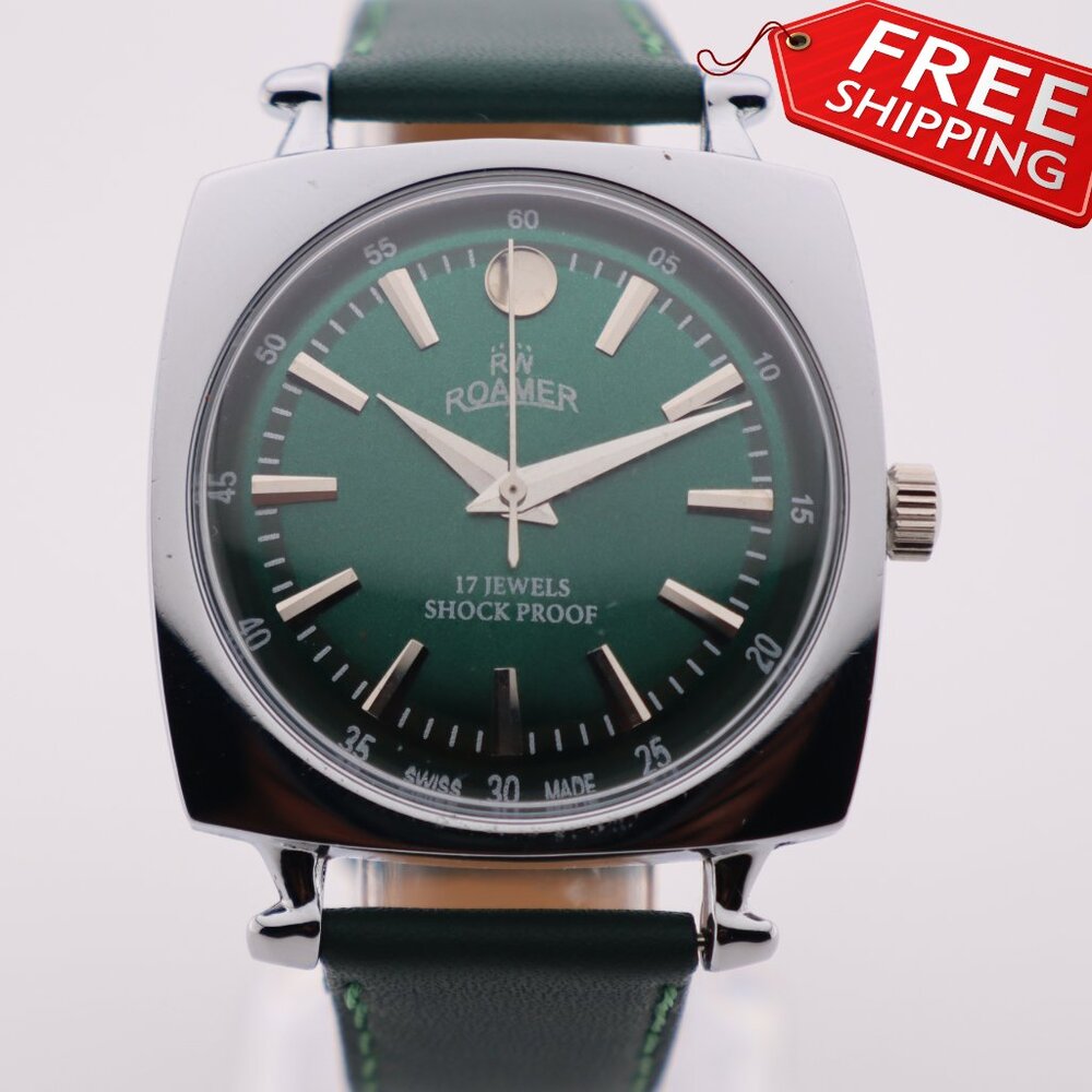 Vintage Roamer ST96 Watch – Swiss Made, 17 Jewels, Manual Wind, Stylish